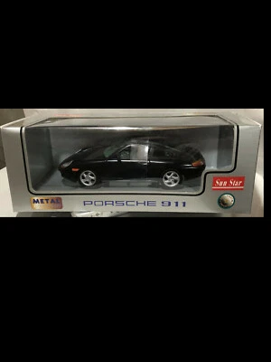 1998 Porsche 911 Dark Blue 1:18 SunStar 1203 - Image 1 of 3