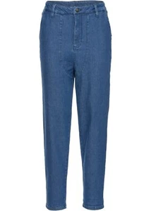 Verkürzte Baggy-Jeans Gr. 46 Blau Damenjeans Hose NEU R-Ware - Bild 1 von 1