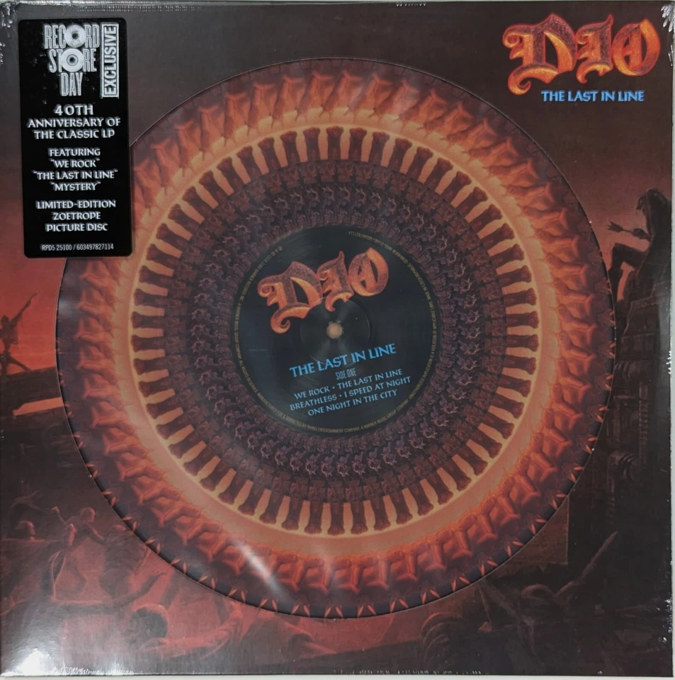 DIO The Last in Line ZOETROPE Picture Disc SEALED limited edition LP RSD - Image 1 of 1