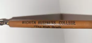 Vintage Holz Füllfederhalter Holz Wichita Business College Kansas Anfang des 20. Jahrhunderts - Bild 1 von 20