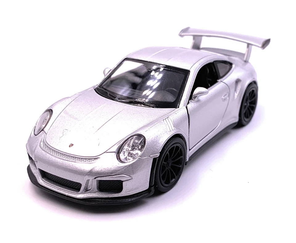 Porsche GT3 RS Auto Sportive Modellino Auto Argento Scala 1:3 4 (Licenza) - Immagine 1 di 3