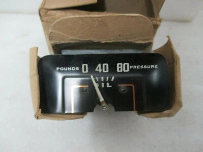 Mopar NOS 1950 Dodge Wayfarer Coronet Meadowbrook Oil Pressure Gauge 1340311 - Image 1 of 2