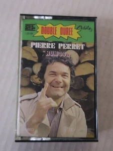 PIERRE PERRET : HUMOUR - DOUBLE DUREE   --  CASSETTE AUDIO  - AUDIO TAPE - Bild 1 von 2