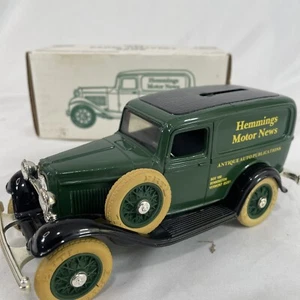 1936 Dodge HEMMINGS MOTOR NEWS Panel Delivery Liberty Locking Bank 1:28 Die Cast - Picture 1 of 7