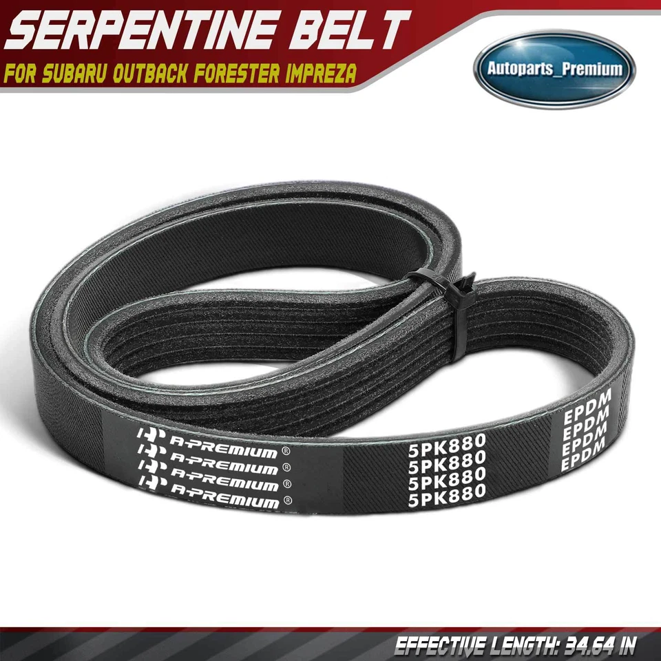 Cinturón Serpentine 34.64" para Subaru Outback Forester Impreza Pontiac Optima Subaru Foto 1 de 4
