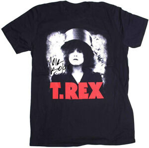 Marc Bolan T. Rex Band Short Sleeve Cotton Black T Shirt Unisex S-5XL 2A376