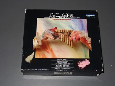 MOZART - DIE ZAUBERFLÖTE: HARNONCOURT / TELDEC 2-CD-BOX-SET 1988 (CD'S MINT-) - Bild 1 von 4