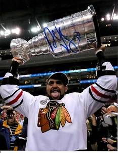 DUSTIN BYFUGLIEN CHICAGO BLACKHAWKS STANLEY CUP 8X10 AUTOGRAPHED SIGNED PHOTO CO - Picture 1 of 1