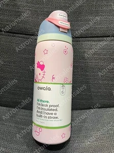 Owala x Hello Kitty Bows 32 oz Freesip Urban Outfitters Exclusive Brand New Box - Picture 1 of 4