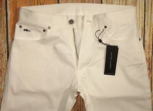 $395 NEW Ralph Lauren Pants WHITE W32/RUNS SMALL/WAIST ACROSS 15 1/2 x L34 ITALY - Picture 1 of 10