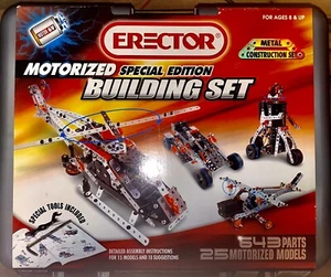 Meccano Erector 643 Piece 25 Motorized Models Special Edition -Sealed - Picture 1 of 3
