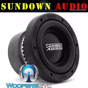 SUNDOWN AUDIO X-6.5SW V.2 300W RMS 6.5" SINGLE 4-OHM SUBWOOFER BASS SPEAKER NEW - Picture 1 of 6