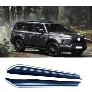 Running Board fits for Lexus GX550 2024 2025 Side Step 2PCS NerfBars Silver Edge - Imagen 1 de 10