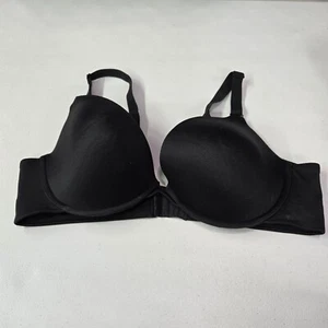 Cacique Women Bra 42D Black Boost Plunge Push Up Underwire Adjustable Straps - Picture 1 of 7