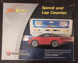 Reißverschluss Zaps Micro RC Geschwindigkeits- und Rundenzähler Radio Shack Modell 60-7530 Neu - Bild 1 von 4