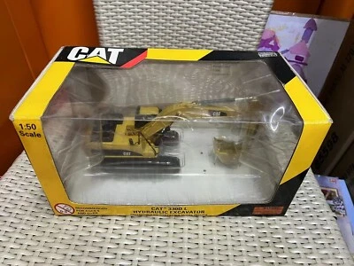 Norscot 1/50 CAT 330D L Hydraulic Excavator Diecast Model Toy Gift 55199 - Image 1 of 4