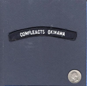 Comfleacts Comandante Flota Actividades Okinawa Marino Alistado Uniforme Rockero - Imagen 1 de 1