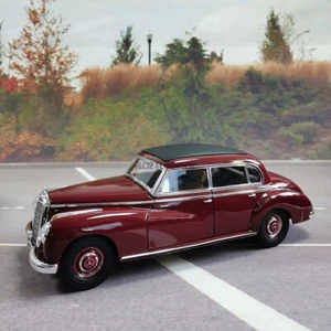 for Norev for Mercedes for Benz 300S for W186 1955 Red 1:18 Pre-built Model - Picture 1 of 8
