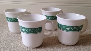 (4) Rare Corning Corelle "Liza" Coffee Mugs - EUC - Picture 1 of 5