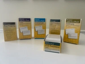 Law In A Flash Corporations, Wills & Trusts, Civil Procedure Flash Cards - Picture 1 of 7