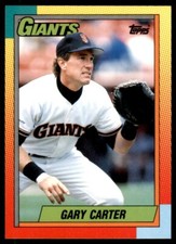 1990 Topps Traded Gary Carter .  San Francisco Giants #19T