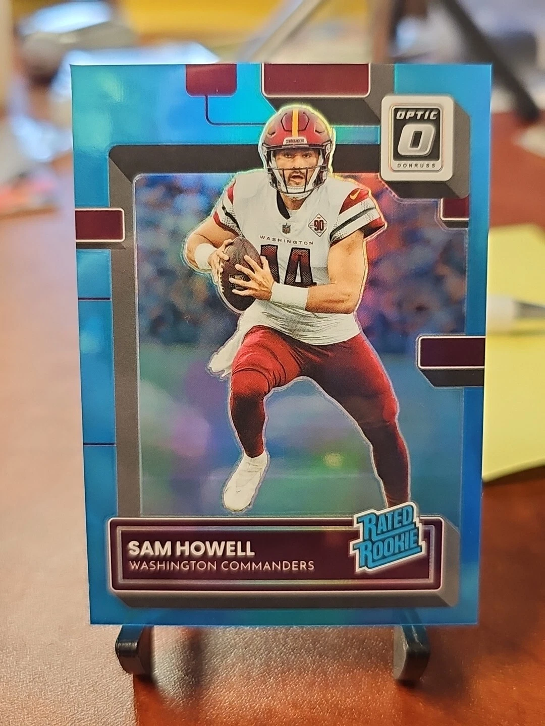 2022 PANINI DONRUSS OPTIC SAM HOWELL RATED ROOKIE RC /299 AQUA PARALLEL #205