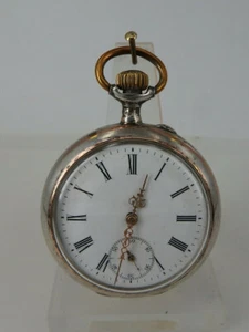 Offene Herrentaschenuhr Perfecta SA Silber um 1905 (69209) - Bild 1 von 11