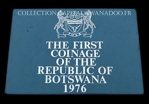 Coffret BU - The First Coinage of the Republic of Botswana 1976. 6 pièces - Picture 1 of 2