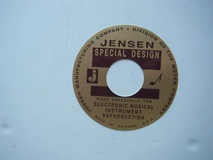 Jensen Speaker Label B&G 4" - Picture 1 of 1