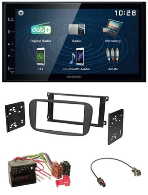 Kenwood 2DIN Bluetooth MP3 USB DAB Autoradio für Ford Focus C-Max Galaxy ab 2007 - Bild 1 von 4