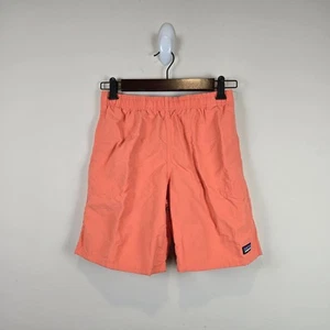 Patagonia Kids Baggies Shorts Size L/12 7" Inseam Lined Coho Coral 67053 - Picture 1 of 4