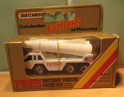 Matchbox - MB40 - Ракетный транспортер - 100 лет эксплуатации - Изображение 1 из 4