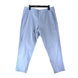 Lululemon Commission Pants Mens Size 36 Blue Ankle Slim Fit M5AF5S TINY FLAW - Picture 1 of 11