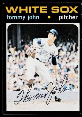 1971 Topps Set-Break #520 Tommy John, EXMINT , (HUCK'S) - Image 1 of 2