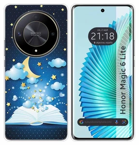 Cover Silicone per Huawei Honor Magic 6 Lite 5G Disegno Libro Racconti Disegni - Foto 1 di 1