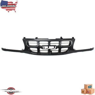Fits 2000-2002 Isuzu Rodeo New Front Grille Assembly Black Plastic IZ1200134 - Image 1 of 4