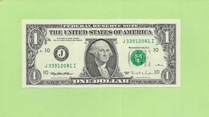 1995 ..UNCIRC $1  J 3391 2081 I  .... 1995 $1  J-I      NICE NOTE         FRN - Picture 1 of 2