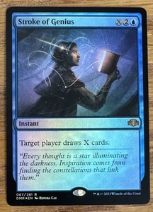 MTG Dominaria Remastered, Stroke of Genius - Foil - Picture 1 of 1