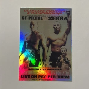 2010 Topps UFC Main Event Poster Review Serra Vs St. Pierre #FPR-UFC69 ( - Picture 1 of 2
