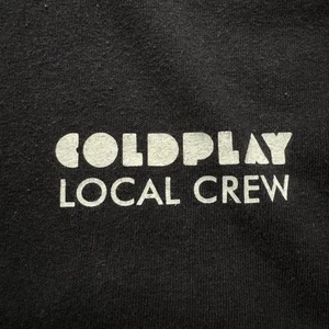 Camiseta Coldplay 2011 Mylo Xyloto Oficial Equipo Local Empleado Talla XL Negra RARA - Imagen 1 de 6