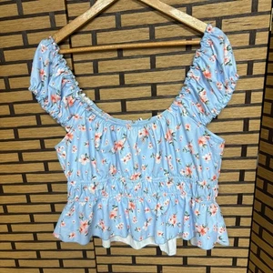 Arula Blue And Pink Top Size X (XL) - Picture 1 of 7