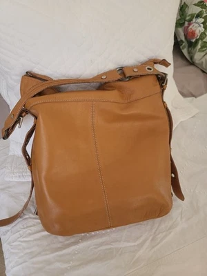 GRAND SAC A MAIN CUIR ESPAGNE MARRON - Photo 1/4