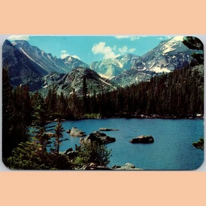 Postcard Bear Lake Rocky Mountain National Park Colorado - Picture 1 of 4