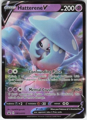 Hatterene V Promo SWSH: Sword & Shield Promo Cards SWSH055 NM - Image 1 of 2