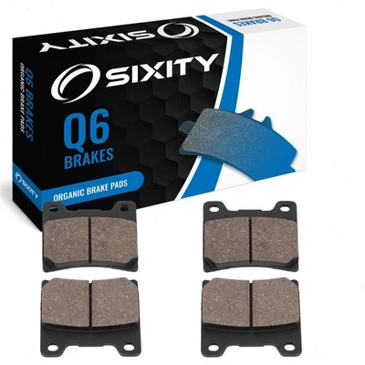 Front Organic Brake Pads 1986-1997 Yamaha XV1100 Virago Set Full Kit  lj Foto 1 de 4