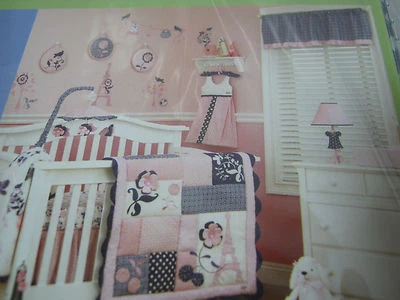 Nueva Cenefa Ventana Colección Cocalo Madison ~ Azul Marino, Blanco y Rosa Nueva en Paquete Foto 1 de 4