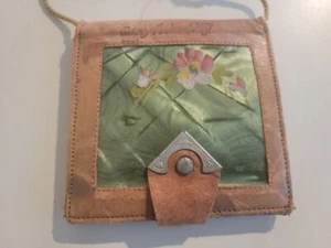 vintage souvenire coney Island NY wallet hand painted leather - Picture 1 of 11