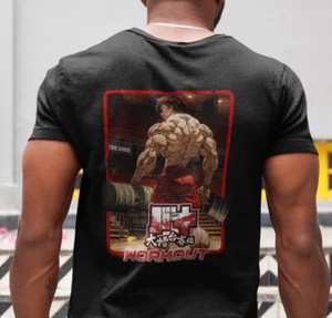 Baki Shirt, Gym Anime Shirt, Baki Hanma, Anime Shirt, Pump Cover, Harajuku Tee - Picture 1 of 7
