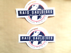 Rallye Automobile 2 stickers neufs RAID GAULOISES Costa Rica 1990  12,5 x 9,3 cm