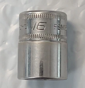 FSM161 A PRESIÓN, UNIDAD DE 3/8", 16 MM. ENCHUFE, POCO PROFUNDO, 6 PUNTOS. - Imagen 1 de 9